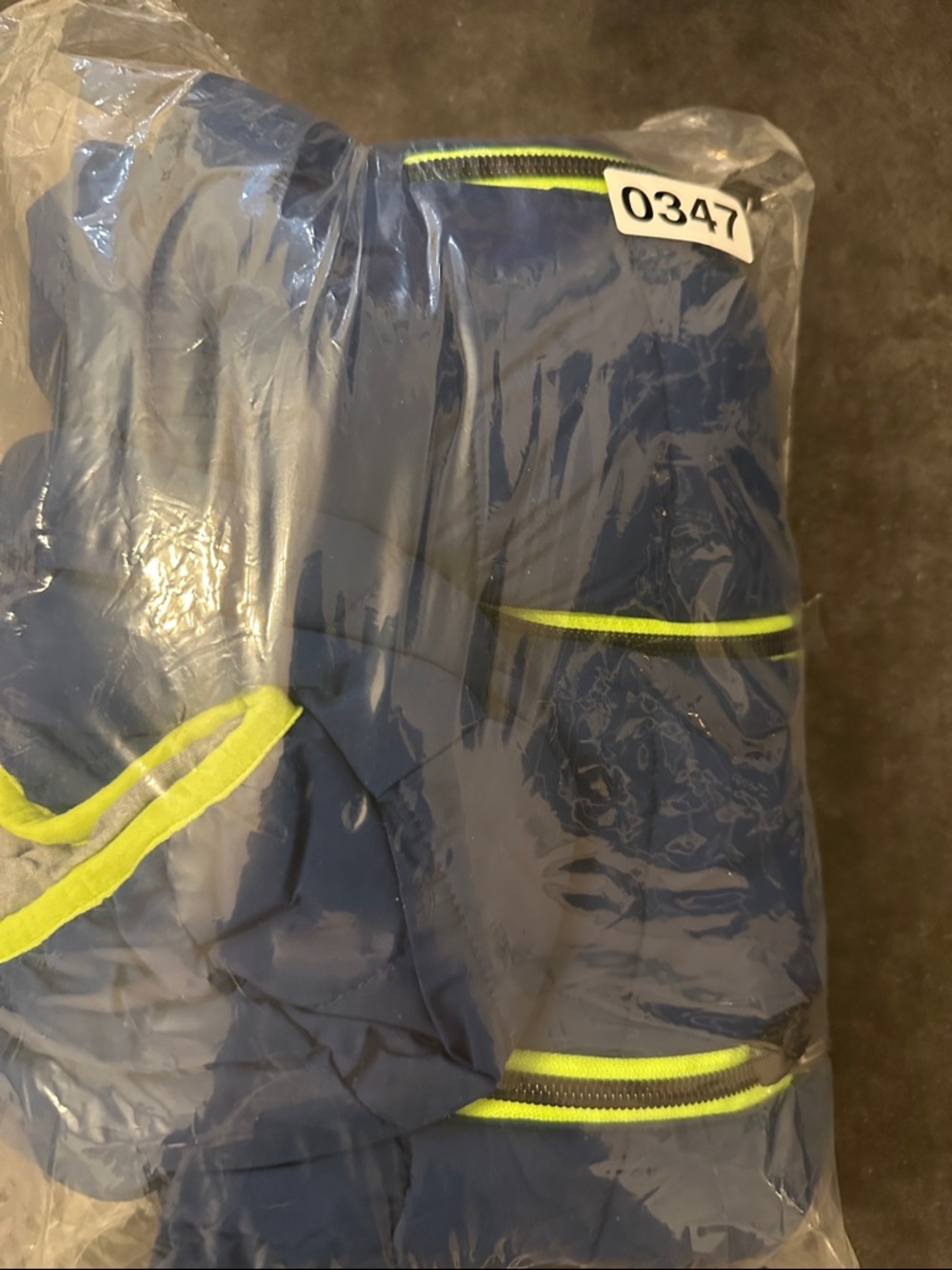 Gerry Boys 2T Blue Puffer Jacket Blue and Neon Green Winter Coat Hooded Kids - Picture 8 of 8